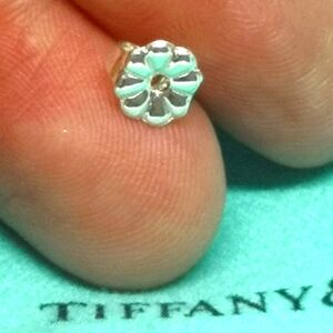 New 💕❤️❤️ Tiffany silver.Earrings. Back 1.